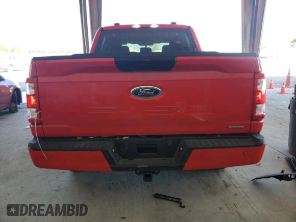 2023 Ford F-150 XL with VIN 1FTEW1CP3PKD22908, listed as a Copart auction lot 49398685 with 16,931 mi miles and Salvage Title. Bid and sale history available at carsss.com. Image 6.