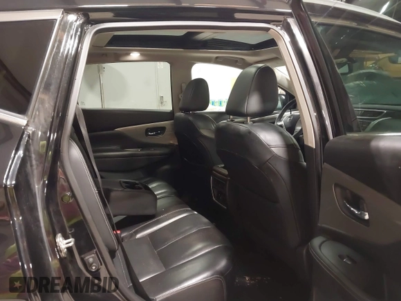 2018 Nissan Murano SV with VIN 5N1AZ2MG3JN189028, listed as a IAAI auction lot 41292450 with 126,997 mi miles and . Bid and sale history available at carsss.com. Image 8.