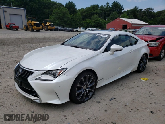 2017 Lexus RC with VIN JTHSM5BC1H5003410, listed as a Copart auction lot 62877934 with 83,551 mi miles and Salvage Title. Bid and sale history available at carsss.com. Image 1.