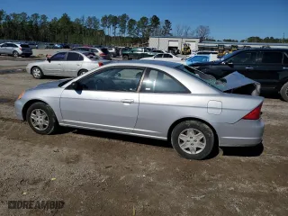 2003 Honda Civic LX with VIN 1HGEM22583L015316, listed as a Copart auction lot 48103875 with 52,419 mi miles and Salvage Title. Bid and sale history available at carsss.com. Image 2.