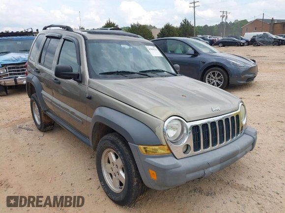 2005 Jeep Liberty Sport with VIN 1J4GL48K65W531365, listed as a IAAI auction lot 42004136 with 160,756 mi miles. Bid and sale history available at carsss.com. Image 1.