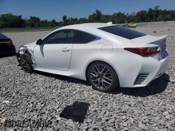 2015 Lexus RC 350 F Sport with VIN JTHHE5BC4F5004264, listed as a Copart auction lot 52915515 with 86,043 mi miles and Salvage title. Bid and sale history available at DreamBid. Image 2.