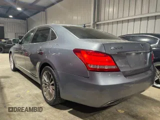2014 Hyundai Equus Ultimate z VIN KMHGH4JH1EU084232, wystawiony jako Copart lot #48601185 z przebiegiem 145 219 mil mil oraz Szkoda całkowita • Salvage title. Historia ofert i sprzedaży dostępna na DreamBid. Obrazek 3.