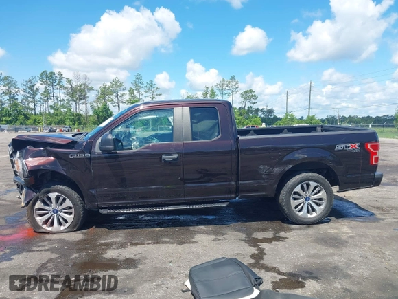 2018 Ford F-150 XL with VIN 1FTEX1EP4JFE00607, listed as a IAAI auction lot 42258768 with 89,273 mi miles and . Bid and sale history available at DreamBid. Image 14.