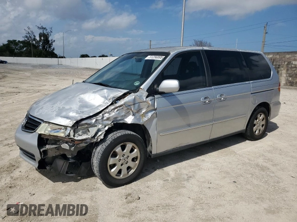 2003 Honda Odyssey EX-L with VIN 5FNRL18993B077169, listed as a Copart auction lot 51256895 with Not Provided miles and Salvage Title. Bid and sale history available at DreamBid. Image 1.