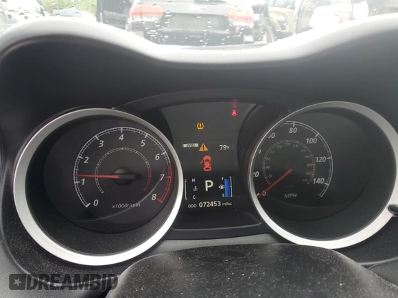 2016 Mitsubishi Lancer SE with VIN JA32V2FW6GU004704, listed as a Copart auction lot 66203384 with 72,453 mi miles and Salvage Title. Bid and sale history available at carsss.com. Image 9.