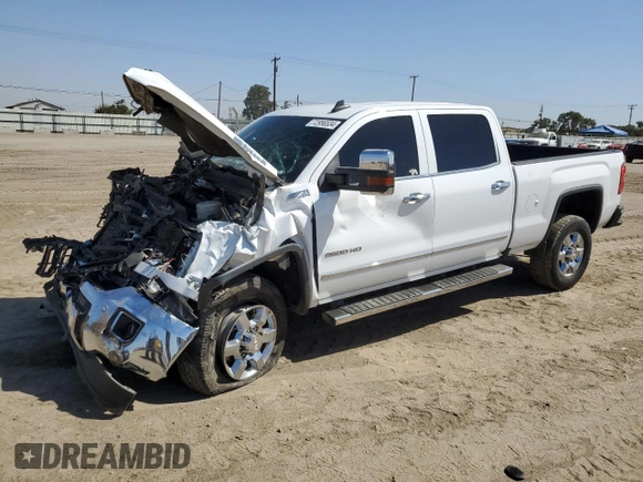 2017 GMC Sierra 2500HD SLT with VIN 1GT12TEY5HF218281, listed as a Copart auction lot 72956534 with 111,882 mi miles and Salvage Title. Bid and sale history available at carsss.com. Image 1.
