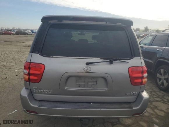 2002 Toyota Sequoia Limited with VIN 5TDZT38A92S106721, listed as a Copart auction lot 44835235 with 193,676 mi miles and Clean Title. Bid and sale history available at carsss.com. Image 6.