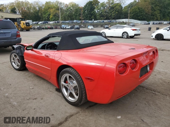 2001 Chevrolet Corvette with VIN 1G1YY32G315110965, listed as a Copart auction lot 74269634 with 52,080 mi miles and Salvage Title. Bid and sale history available at carsss.com. Image 2.