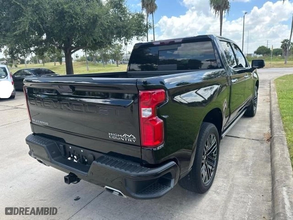 2022 Chevrolet Silverado 1500 LTD High Country with VIN 1GCUYHEL1NZ168406, listed as a Copart auction lot 79347844 with 47,507 mi miles and Clean Title. Bid and sale history available at carsss.com. Image 4.