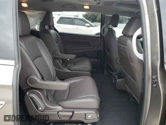 2019 Honda Odyssey Elite with VIN 5FNRL6H94KB004044, listed as a Copart auction lot 44556275 with 62,492 mi miles and Salvage Title. Bid and sale history available at DreamBid. Image 12.