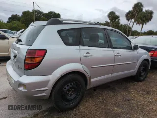 2005 Pontiac Vibe with VIN 5Y2SL63845Z409089, listed as a Copart auction lot 74510284 with 0 mi miles and Salvage Title. Bid and sale history available at carsss.com. Image 3.
