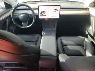 2022 Tesla Model 3 Long Range with VIN 5YJ3E1EB2NF210008, listed as a Copart auction lot 47298585 with 53,753 mi miles and Salvage Title. Bid and sale history available at carsss.com. Image 8.