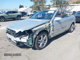 2007 Mercedes-Benz CLK 350 with VIN WDBTK56F27F228877, listed as a IAAI auction lot 42256623 with 158,017 mi miles and . Bid and sale history available at DreamBid. Image 2.