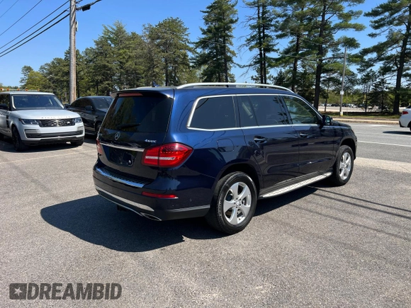 2017 Mercedes-Benz GLS 450 with VIN 4JGDF6EE2HA759791, listed as a Copart auction lot 56986545 with 126,018 mi miles and Clean Title. Bid and sale history available at DreamBid. Image 4.