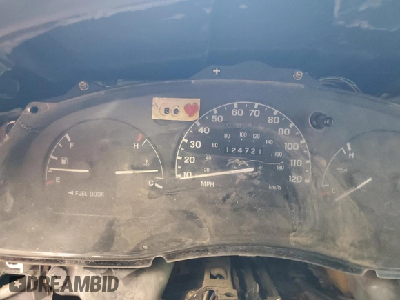 2000 Ford Ranger XL with VIN 1FTYR10C2YPB63860, listed as a Copart auction lot 65560005 with 124,721 mi miles and Clean title. Bid and sale history available at DreamBid. Image 9.