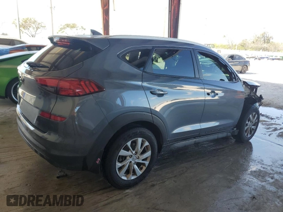2021 Hyundai Tucson Value with VIN KM8J33A44MU313500, listed as a Copart auction lot 45152355 with 91,593 mi miles and Non Repairable. Bid and sale history available at carsss.com. Image 3.