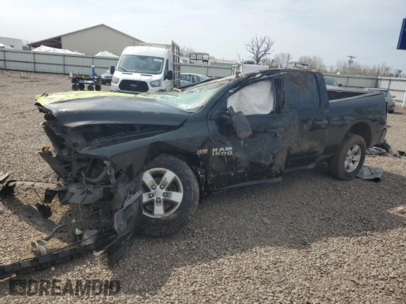2018 Ram 1500 Express with VIN 1C6RR7FT3JS200553, listed as a Copart auction lot 54662535 with 103,370 mi miles and Salvage title. Bid and sale history available at DreamBid. Image 1.