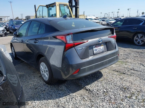 2022 Toyota Prius L Eco with VIN JTDKAMFU3N3174447, listed as a IAAI auction lot 41835177 with 56,559 mi miles. Bid and sale history available at carsss.com. Image 3.
