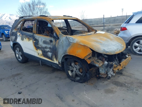2013 Kia Sorento EX with VIN 5XYKU3A69DG318443, listed as a IAAI auction lot 41804384 with Not Provided miles. Bid and sale history available at carsss.com. Image 1.