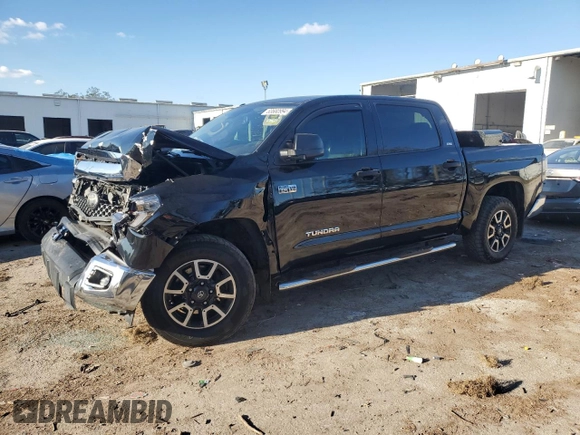 2018 Toyota Tundra 2WD SR5 with VIN 5TFEY5F11JX230683, listed as a Copart auction lot 83680994 with 142,784 mi miles and Salvage Title. Bid and sale history available at carsss.com. Image 1.
