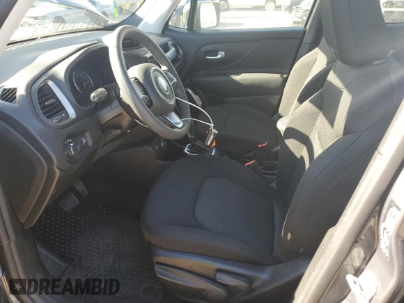 2023 Jeep Renegade Latitude with VIN ZACNJDB11PPP31764, listed as a Copart auction lot 88681705 with 12,593 mi miles and Salvage Title. Bid and sale history available at carsss.com. Image 7.