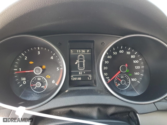 2014 Volkswagen Golf TDI w/Sunroof & Nav with VIN WVWDM7AJ6EW002233, listed as a Copart auction lot 43120925 with 120,140 mi miles and Clean Title. Bid and sale history available at carsss.com. Image 9.