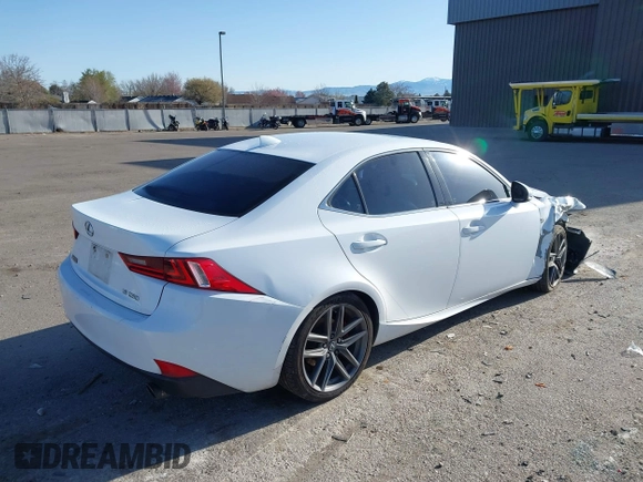 2015 Lexus IS 250 with VIN JTHBF1D27F5058917, listed as a IAAI auction lot 41966824 with 139,051 mi miles and . Bid and sale history available at carsss.com. Image 4.