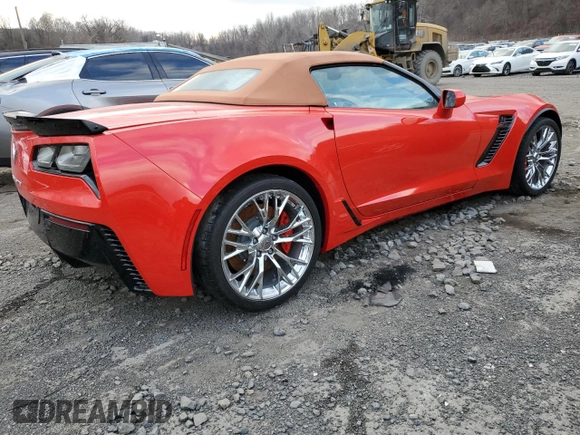2016 Chevrolet Corvette Z06 3LZ with VIN 1G1YU3D63G5600184, listed as a Copart auction lot 88636455 with 4,042 mi miles and Salvage Title. Bid and sale history available at carsss.com. Image 3.