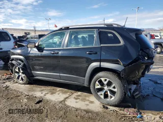 2018 Jeep Cherokee Trailhawk with VIN 1C4PJMBX2JD571903, listed as a Copart auction lot 88515745 with 79,598 mi miles and Salvage Title. Bid and sale history available at DreamBid. Image 2.