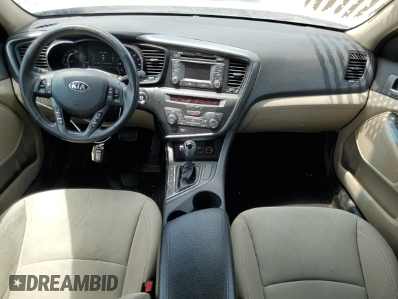 2013 Kia Optima Hybrid LX with VIN KNAGM4AD2D5062209, listed as a Copart auction lot 55801604 with 204,150 mi miles and Salvage Title. Bid and sale history available at carsss.com. Image 8.