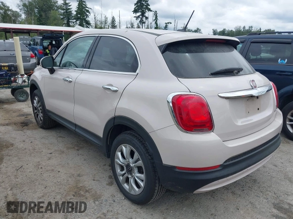 2016 FIAT 500X Lounge with VIN ZFBCFYDT0GP345757, listed as a IAAI auction lot 42539167 with 59,582 mi miles and . Bid and sale history available at DreamBid. Image 3.