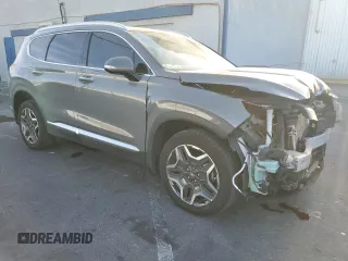 2023 Hyundai Santa Fe Hybrid Limited with VIN 5NMS5DA10PH002558, listed as a Copart auction lot 42257765 with 27,180 mi miles and Salvage Title. Bid and sale history available at carsss.com. Image 4.