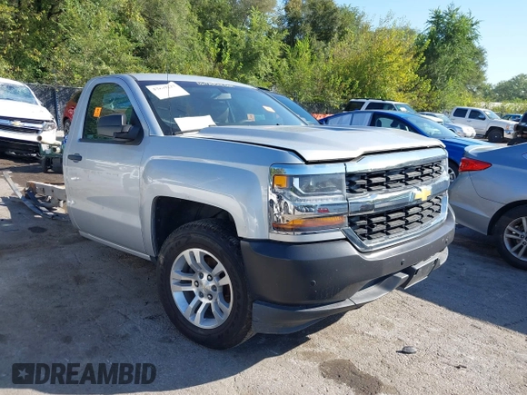 2016 Chevrolet Silverado 1500 Work Truck with VIN 1GCNCNEH4GZ220868, listed as a IAAI auction lot 37649227 with 1 mi miles. Bid and sale history available at carsss.com. Image 1.