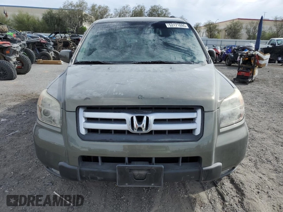 2007 Honda Pilot EX-L z VIN 2HKYF18537H521962, wystawiony jako Copart lot #53171095 z przebiegiem 79 686 mil mil oraz Szkoda całkowita • Salvage title. Historia ofert i sprzedaży dostępna na DreamBid. Obrazek 5.