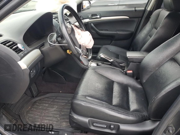 2004 Acura TSX w/Navigation with VIN JH4CL96994C019356, listed as a Copart auction lot 43169425 with 161,442 mi miles and Salvage Title. Bid and sale history available at carsss.com. Image 7.