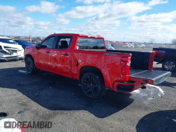 2023 Chevrolet Silverado 1500 Custom with VIN 1GCPDBEK0PZ164900, listed as a IAAI auction lot 41714627 with 65,148 mi miles and . Bid and sale history available at DreamBid. Image 3.