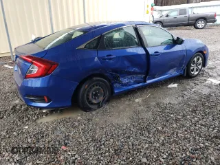 2016 Honda Civic Sedan LX with VIN 19XFC2F55GE014946, listed as a Copart auction lot 48106205 with 32,324 mi miles and Salvage Title. Bid and sale history available at carsss.com. Image 3.