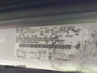 2015 Ford Transit Cargo с VIN 1FTNE2CM8FKA15604, выставлен на аукционе IAAI как лот 42323723 с пробегом 327 745 миль миль и . История ставок и продаж доступна на DreamBid. Изображение 9.