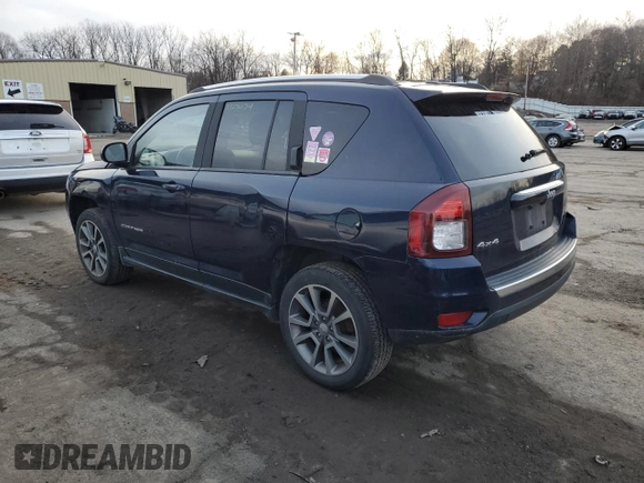 2015 Jeep Compass Limited with VIN 1C4NJDCB4FD168314, listed as a Copart auction lot 85236134 with 133,653 mi miles and Clean Title. Bid and sale history available at carsss.com. Image 2.