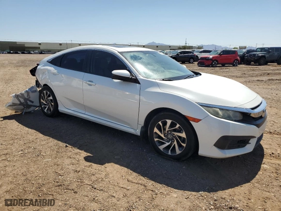 2016 Honda Civic Sedan EX with VIN 19XFC2F74GE064951, listed as a Copart auction lot 53853615 with 0 mi miles and Salvage Title. Bid and sale history available at carsss.com. Image 4.