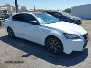 2015 Lexus GS 350 with VIN JTHBE1BL9FA001348, listed as a IAAI auction lot 42583249 with 100,363 mi miles and . Bid and sale history available at DreamBid. Image 1.