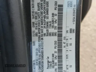 2016 Ford Fiesta SE with VIN 3FADP4BJ9GM135694, listed as a Copart auction lot 47836785 with 100,807 mi miles and Salvage Title. Bid and sale history available at carsss.com. Image 12.
