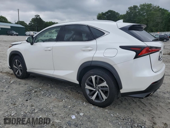 2018 Lexus NX 300 with VIN JTJYARBZ0J2099020, listed as a Copart auction lot 59034905 with 81,198 mi miles and Salvage title. Bid and sale history available at DreamBid. Image 2.