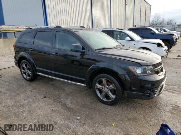 2015 Dodge Journey Crossroad with VIN 3C4PDDGG4FT566767, listed as a Copart auction lot 88871775 with 173,675 mi miles and Salvage Title. Bid and sale history available at carsss.com. Image 4.