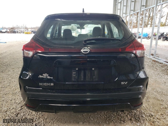 2022 Nissan Kicks SV with VIN 3N1CP5CV9NL481540, listed as a Copart auction lot 86617564 with 78,757 mi miles and Salvage Title. Bid and sale history available at carsss.com. Image 6.