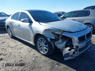 2009 Nissan Maxima S with VIN 1N4AA51E69C808587, listed as a IAAI auction lot 41376757 with 302,539 mi miles and . Bid and sale history available at DreamBid. Image 1.