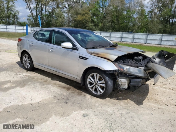 2011 Kia Optima EX with VIN KNAGN4A76B5103722, listed as a Copart auction lot 49847065 with 0 mi miles and Salvage Title. Bid and sale history available at carsss.com. Image 4.
