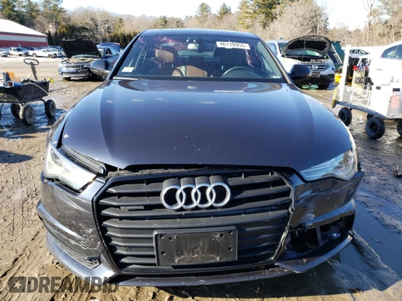 2018 Audi A6 Premium with VIN WAUF8AFC9JN093032, listed as a Copart auction lot 46118955 with 55,713 mi miles and Salvage Title. Bid and sale history available at carsss.com. Image 5.