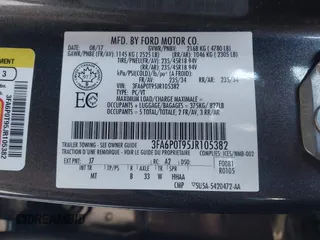 2018 Ford Fusion SE with VIN 3FA6P0T95JR105382, listed as a IAAI auction lot 41637499 with 35,516 mi miles and . Bid and sale history available at carsss.com. Image 9.